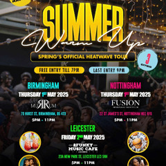 SUMMER WARM UP LEICESTER - LIVE AUDIO HIP HOP MIX - 21 DEGREES ( FT MSQUARED)