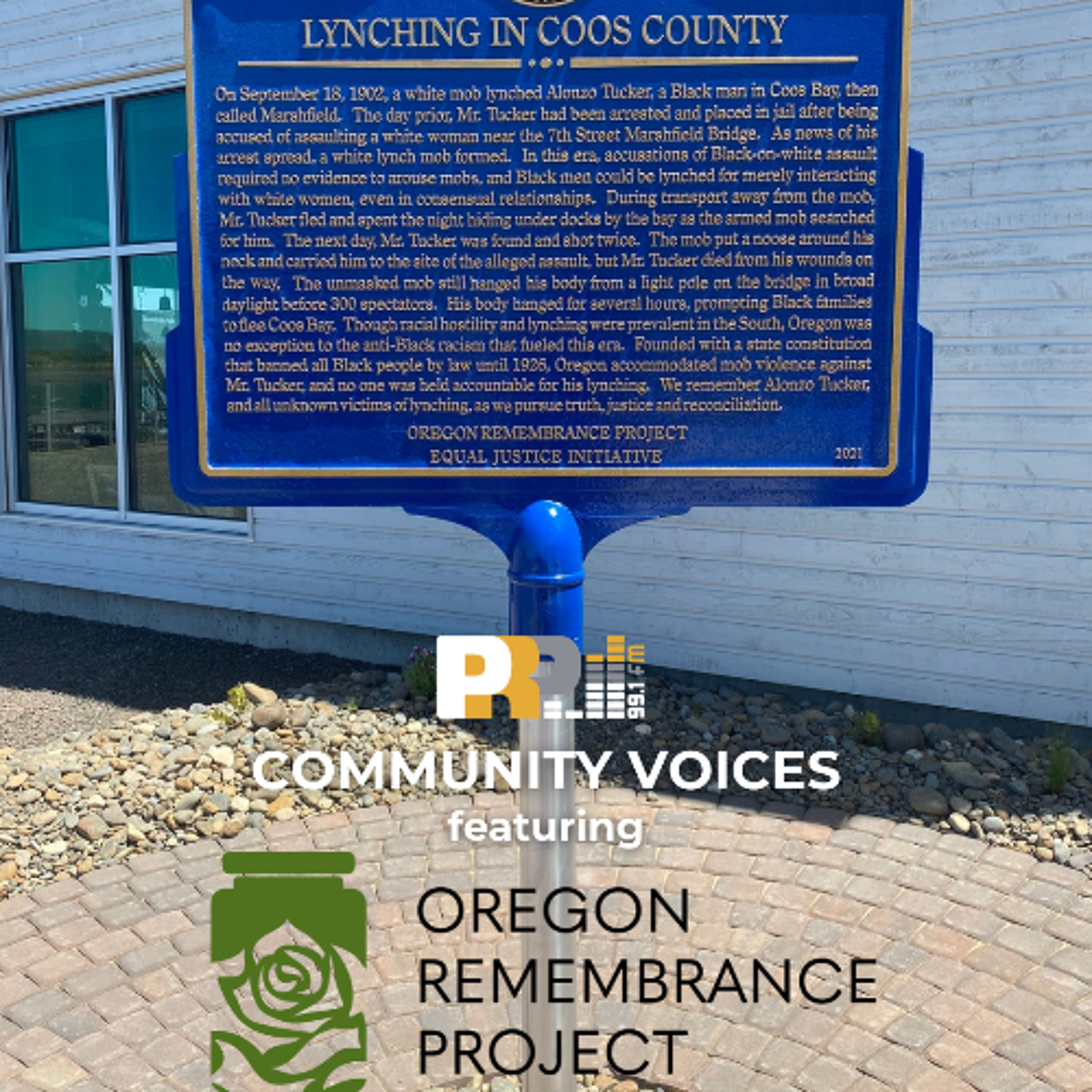 Community Voices featuring Oregon Remembrance Project episode artwork