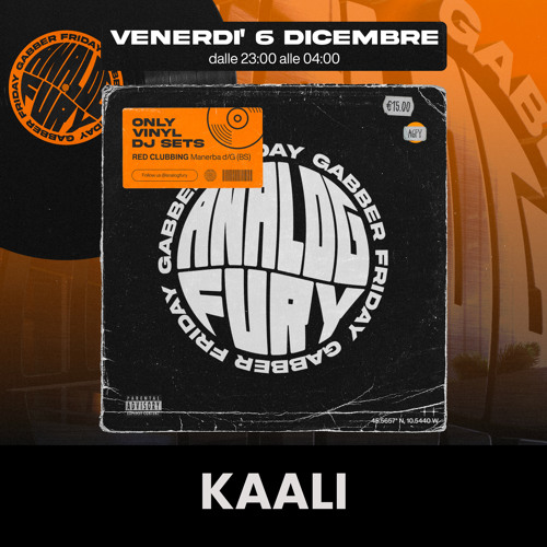06/12/2024 - Kaali at Analog Fury - Red Clubbing