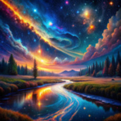 The river of time flows