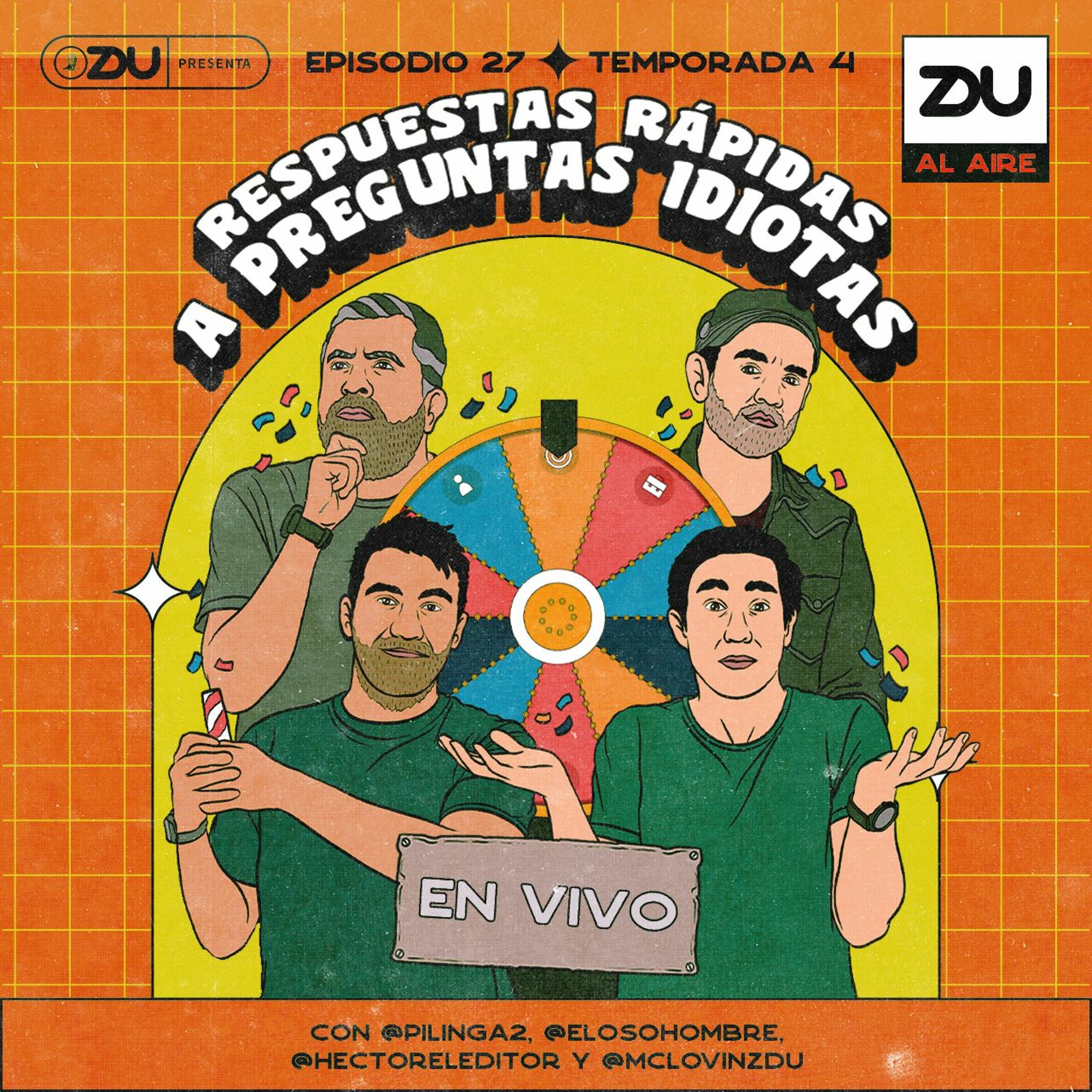 ZDU AL AIRE T4 EP27 - RESPUESTAS RÁPIDAS A PREGUNTAS IDIOTAS episode artwork