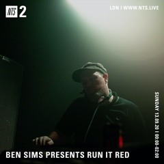 BEN SIMS Pres RUN IT RED 69. SEPT 2020