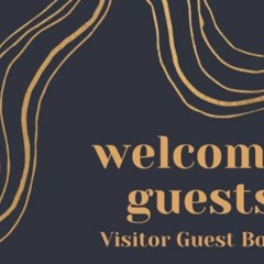 Read online Visitor Guest Book, Abstract, Modern, Elegant, Gold, Boho, Style: for Airbnb, Vacation h