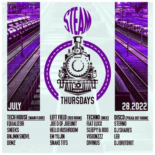 Tech House - July 2022 - Equalizor LIVE at Bar Standard - STEAM