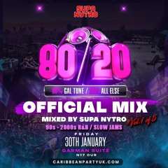 8020 (Eighty Twenty) Slow Jams, 90s & 2000s Rnb  (Vol. 1 of 5) 31.1.26