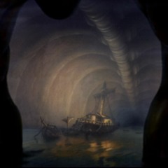 Pinocchio inside the Whale's stomach