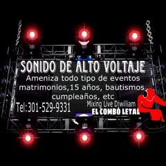 CUMBIA MIX DE SALVADOR MEZCLANDO EN VIVO DJWILLIAM EL COMBO LETAL