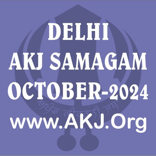 086 Delhi 12Oct2024 SatEve Rainsabai Keertan Bhai Manpreet Singh Jee