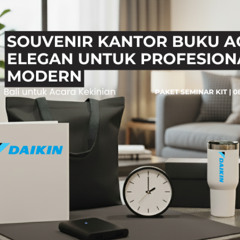 Souvenir Kantor Buku Agenda Elegan untuk Profesional Modern