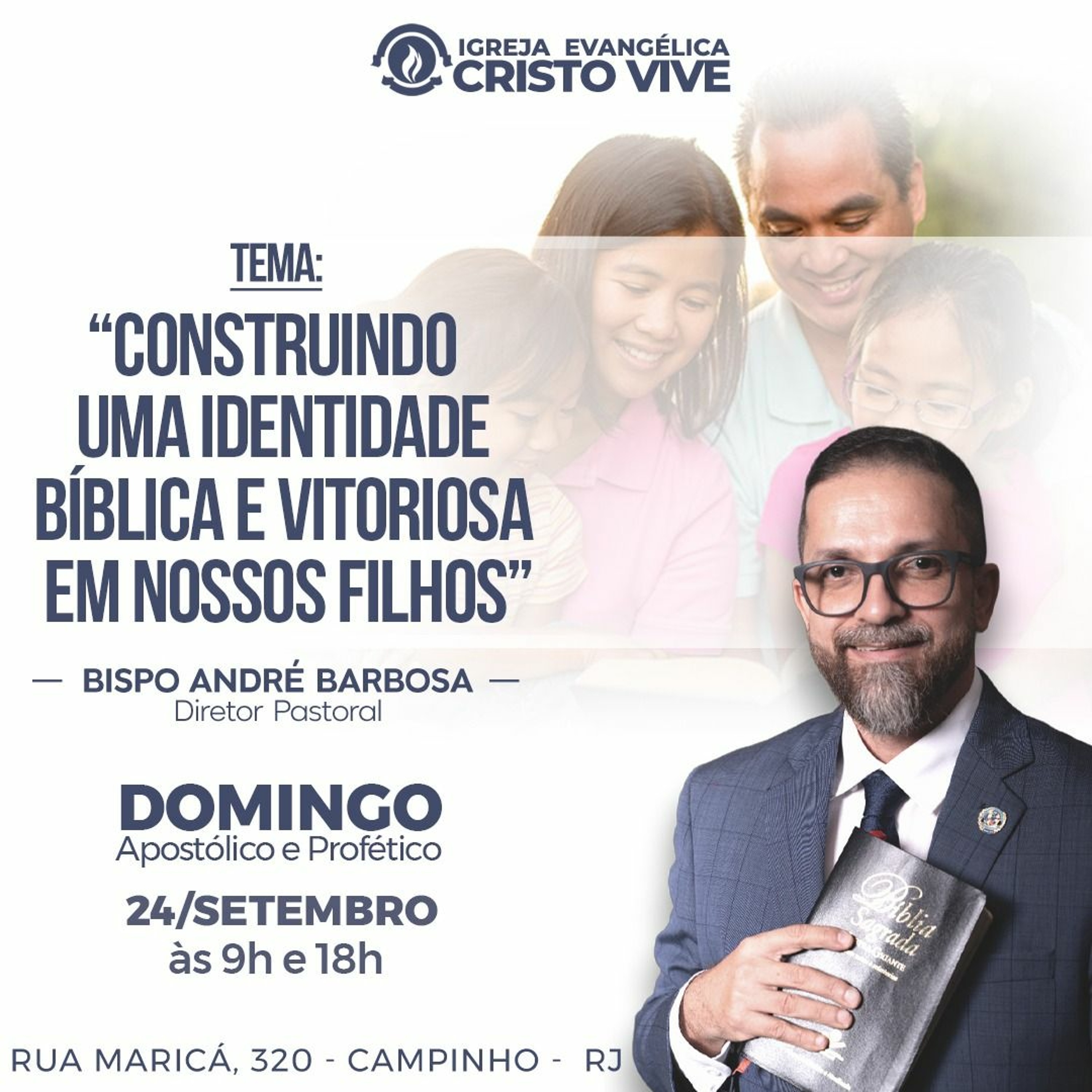 Igreja Evangélica Cristo Vive - Ap. Miguel Ângelo