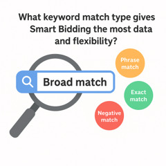 What Keyword Match Type Gives Smart Bidding the Most Data and Flexibility | Google Ads Tips