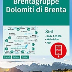 KOMPASS Wanderkarte Brentagruppe. Dolomiti di Brenta: 3in1 Wanderkarte 1:25000 mit Aktiv Guide ink