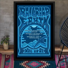 Railroad Earth Dec 29, 2023 Bellingham, WA Mount Baker Theatre Poster