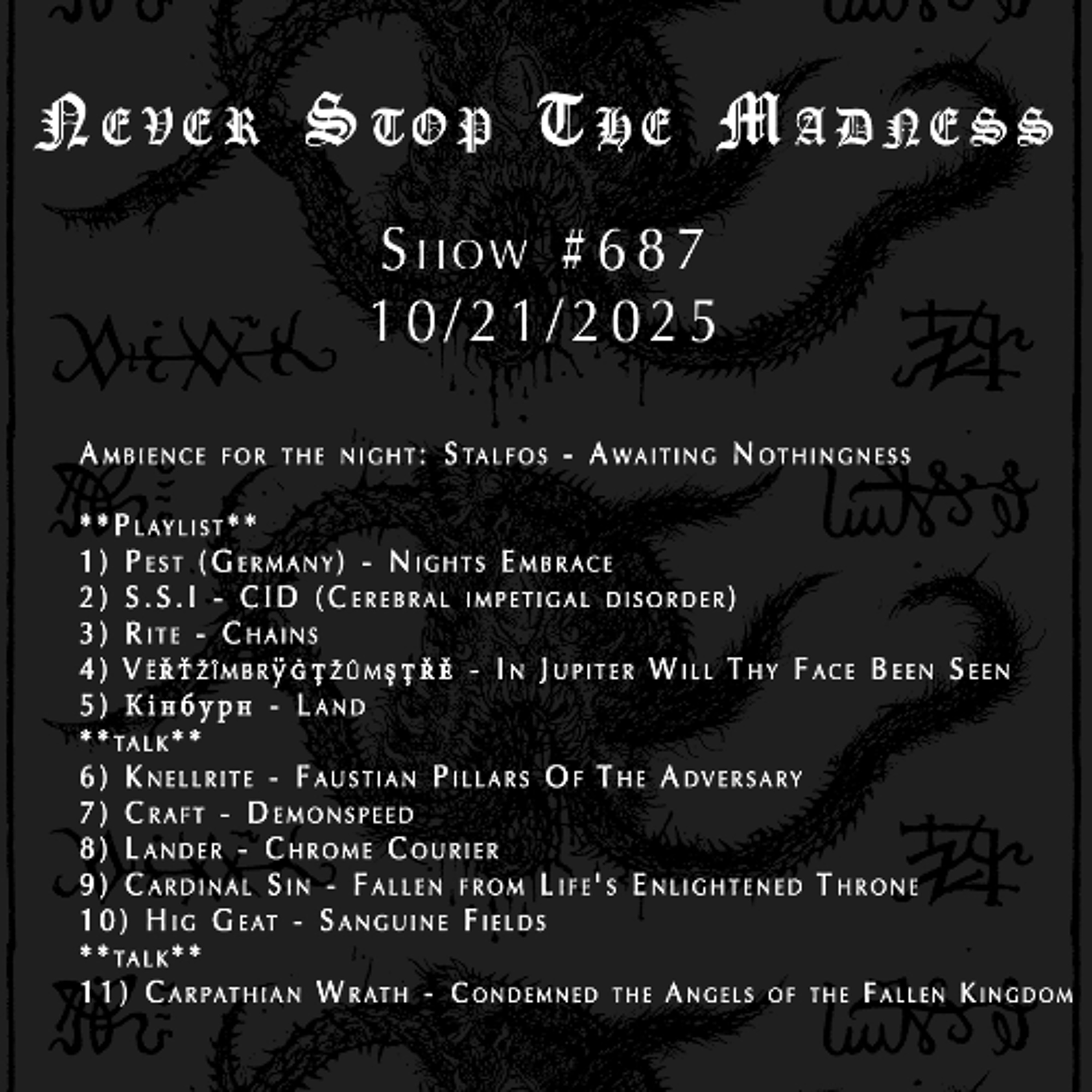 #687 - 10-21-25 #687 - 10-21-25