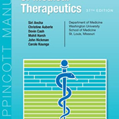 FREE KINDLE ✉️ The Washington Manual of Medical Therapeutics by  Siri Ancha,Christine