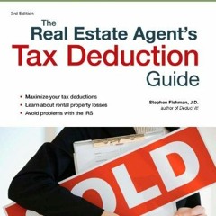 [PDF] ❤️ Read The Real Estate Agent's Tax Deduction Guide by  Stephen Fishman