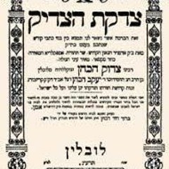 R' Tzadok's Possible Autobiographical Torah - Rav Shlomo Katz