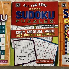 PDF/READ❤ Mixed Lot of (3) Kappa Blue Ribbon All The Best Sudoku Collection Puzzles