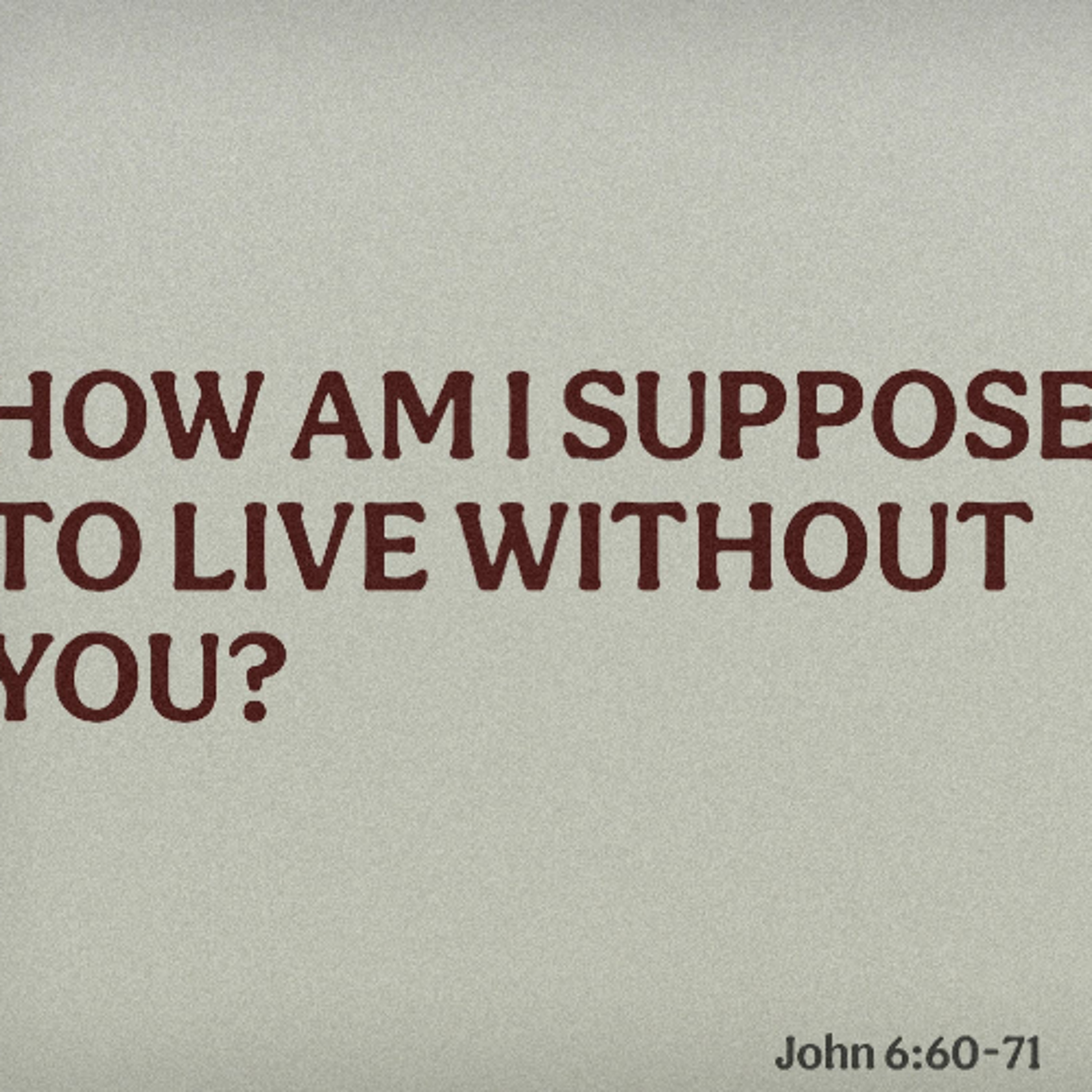 16.3.25 - How Am I Supposed To Live Without You episode artwork