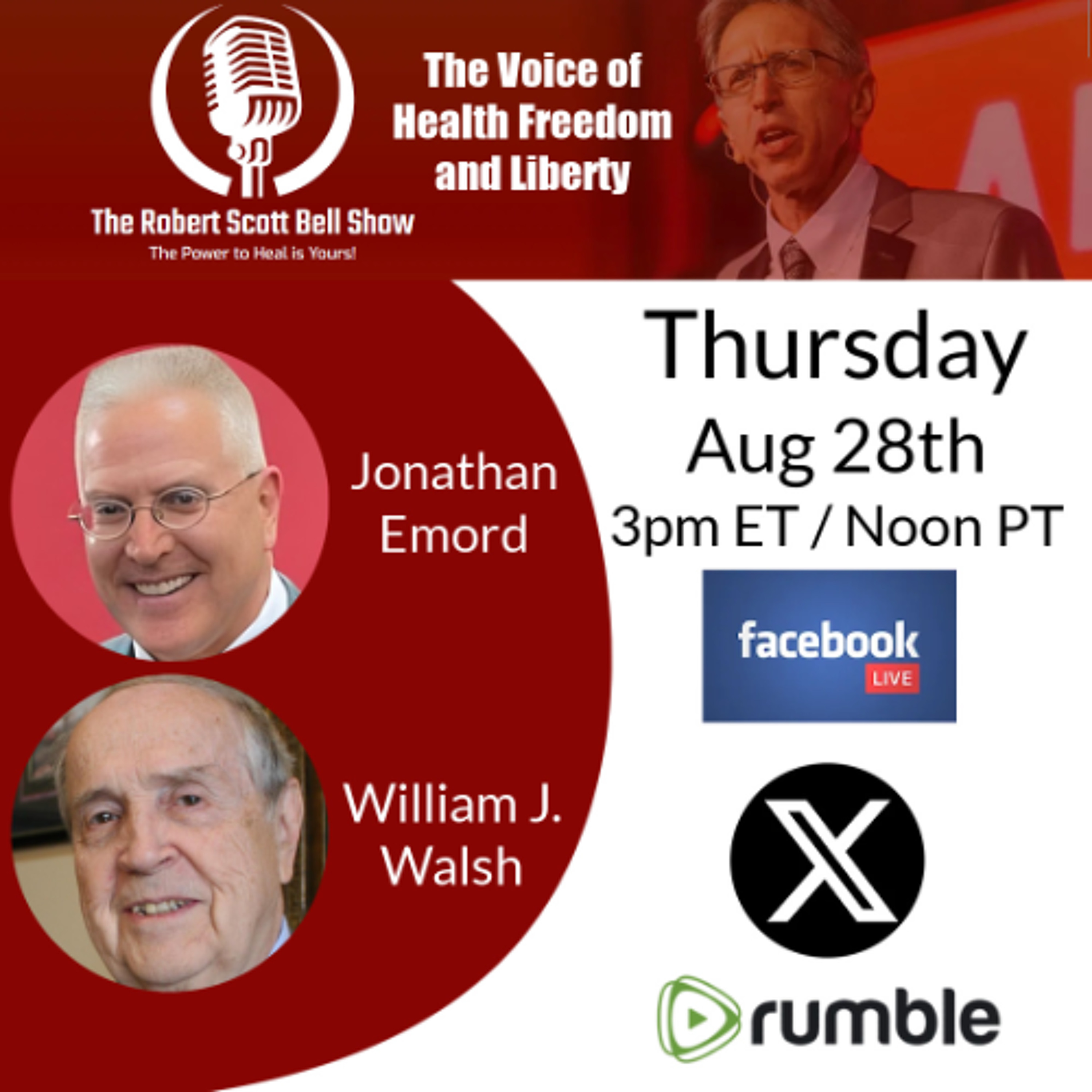 Jonathan Emord, CDC Director Ousted, EUA Rescinded, Science-for-Hire, William Walsh, The Essence of Bipolar Disorder - The RSB Show 8-28-25