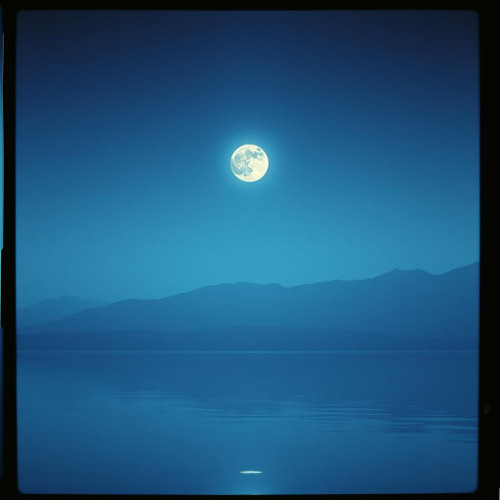 Dün gece mehtaba daldım