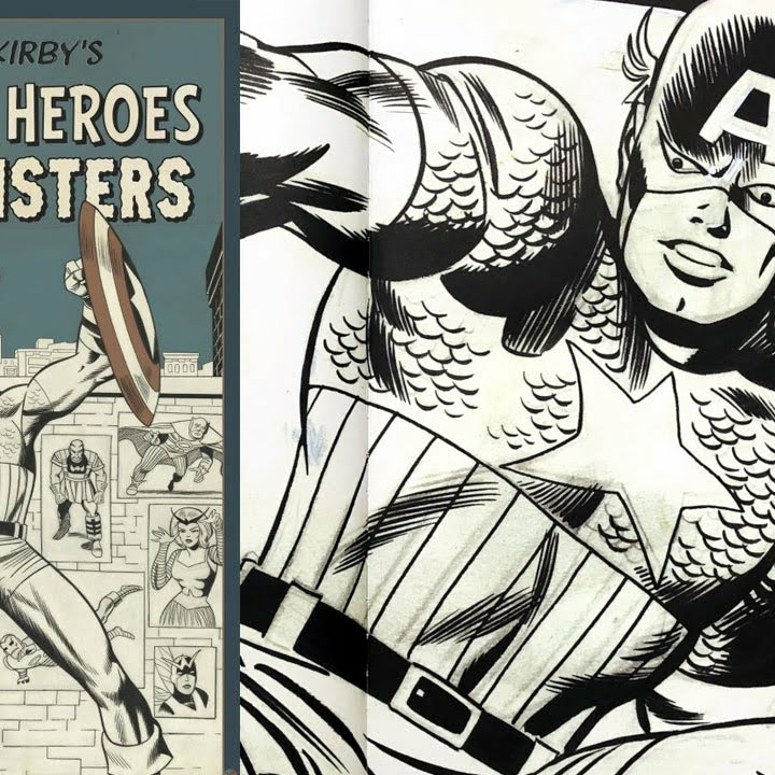Jack Kirby Marvel Superheroes Artist Editions! 2x Bigger Than Your Average Comic! episode artwork