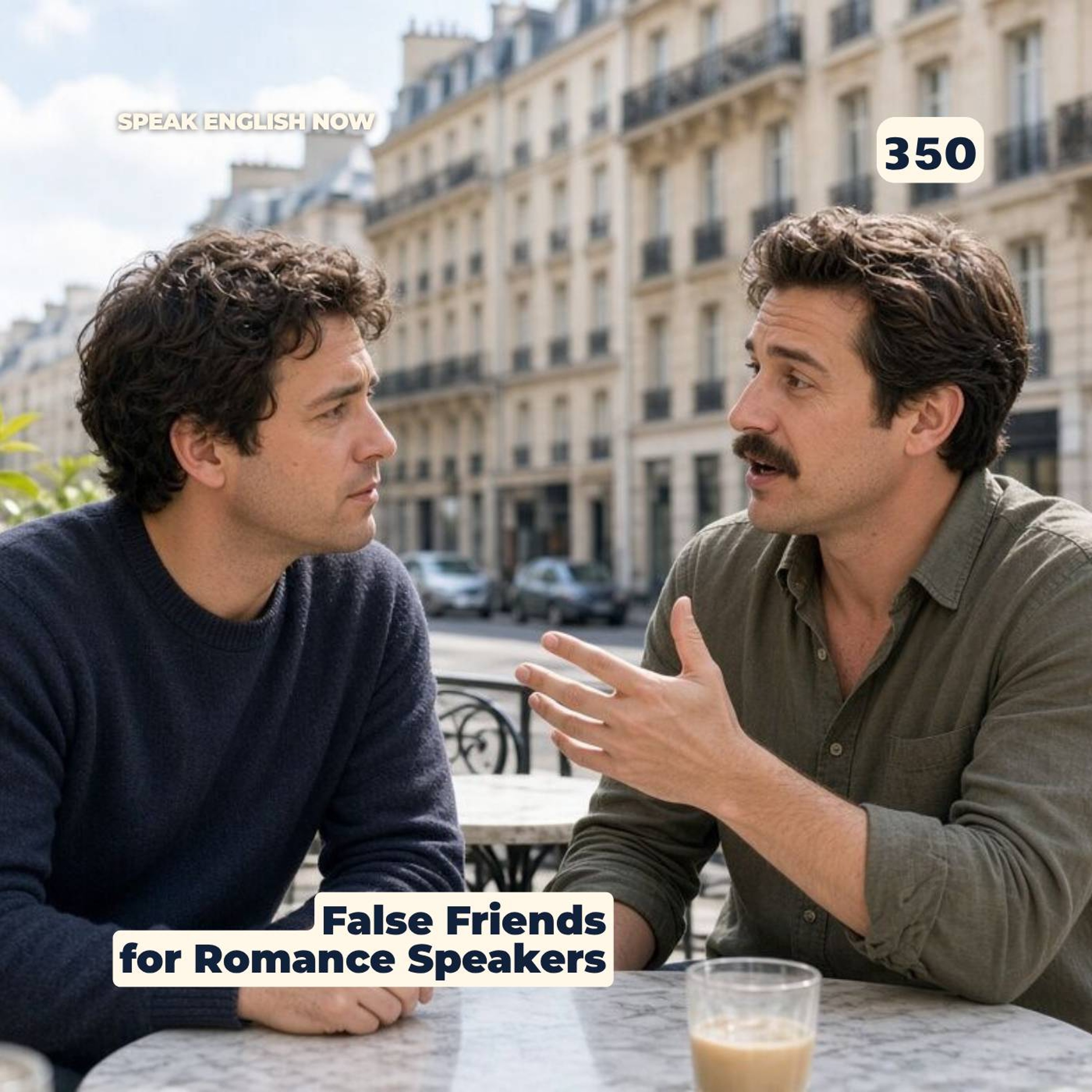 #350 False Friends That Confuse Romance Language Speakers episode artwork