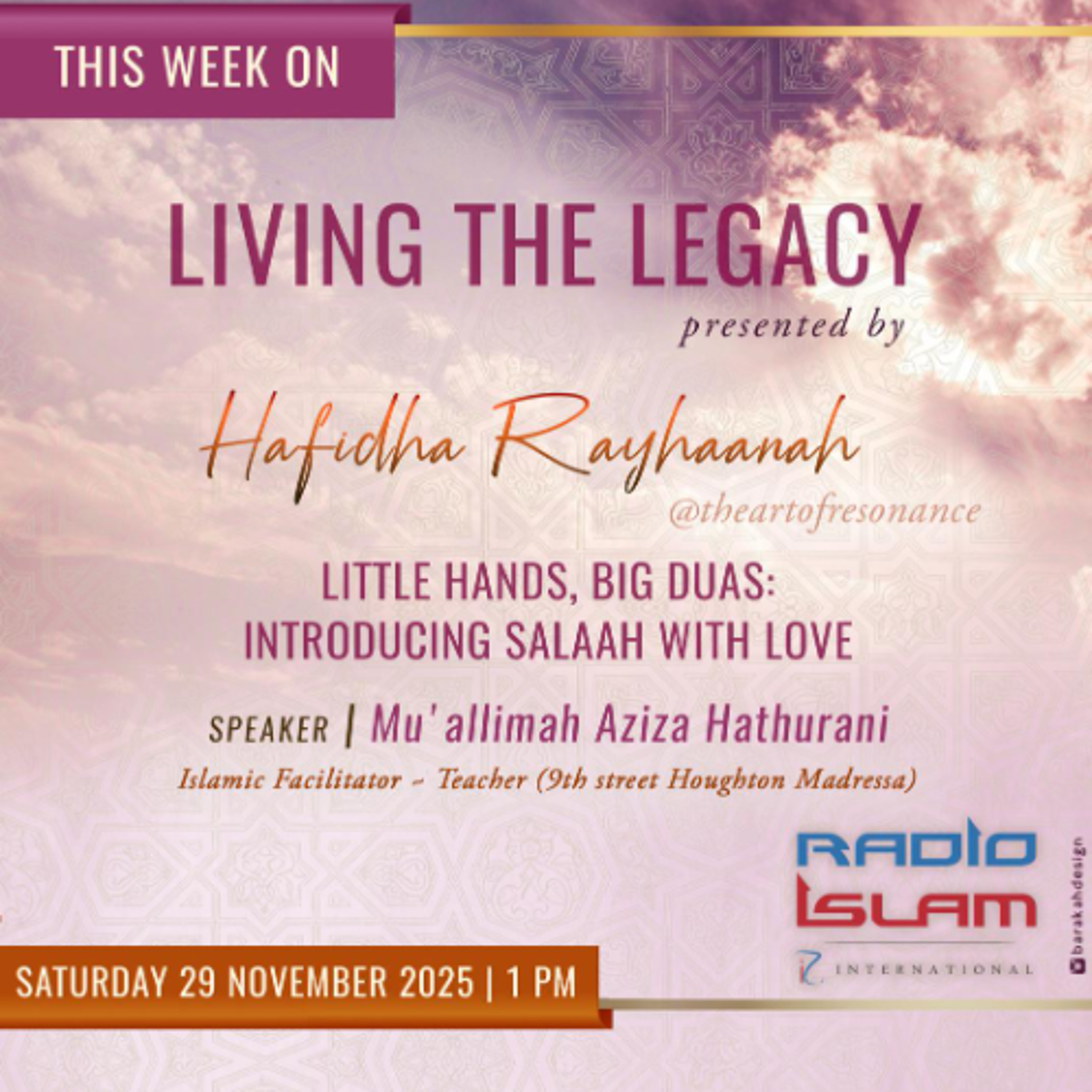 Introducing Salaah with Love:Muallimah Aziza Hathurani