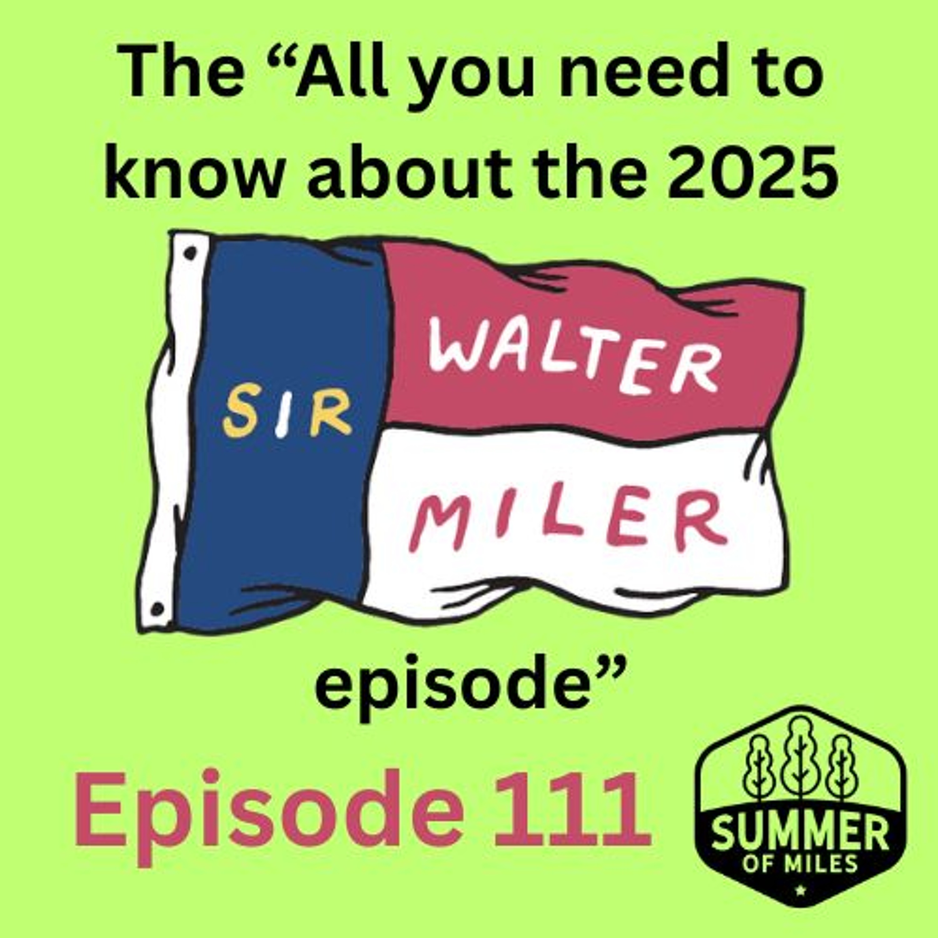 Episode 111 - All you need to know about the 2025 Sir Walter Miler episode artwork