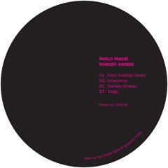 Paolo Macrì - Nobody Knows // RDC003