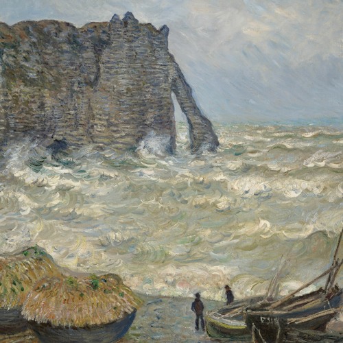Stream episode 424 - Rough Sea In Etretat, Claude Monet, 1883 by Musée ...