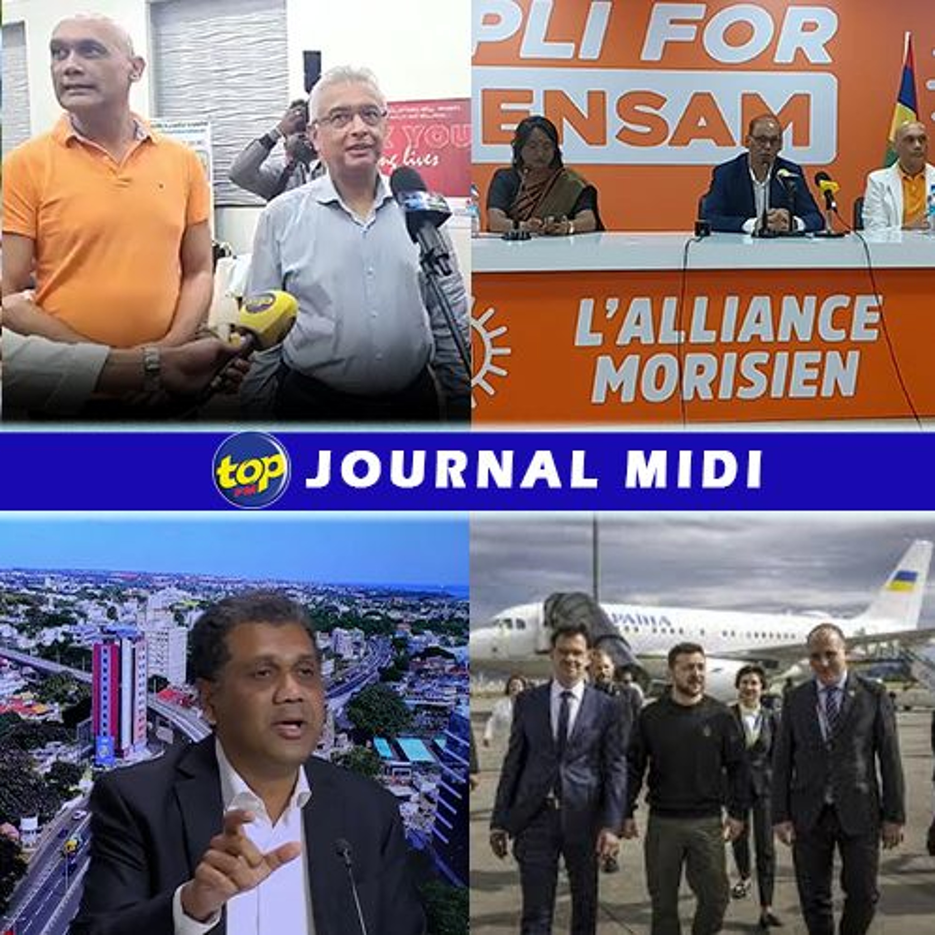 📻Le journal de midi de ce samedi 15 juin 2024