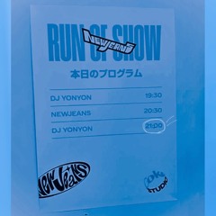 YonYon DJ LIVE MIX「New Nostalgic K-pop」at CokeSTUDIOライブ with NewJeans 2nd DJ SET