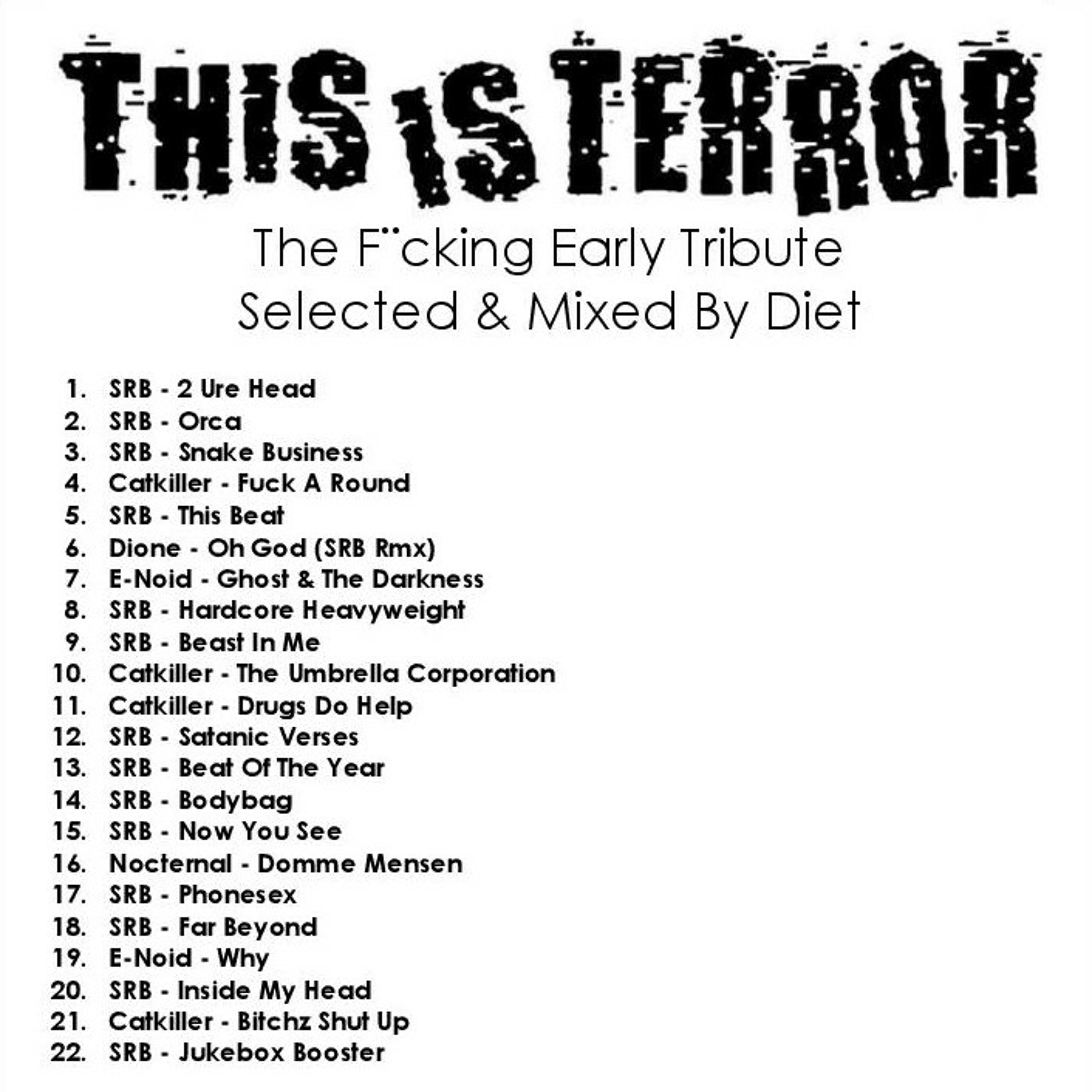 THIS IS TERROR - The F¨cking Early Tribute Selected & Mixed By Diet episode artwork