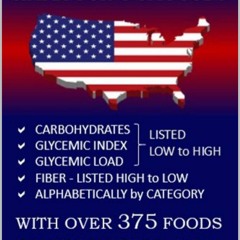 PDF read online CHEAT SHEET SIMPLY for USA FOODS: CARBOHYDRATE, GLYCEMIC INDEX, GLYCEMIC LOAD FO