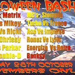 Dj Chrissy G Mc Lyric Energize & Xtc @ The New Monkey Halloween Special 28.10.2006