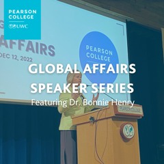 Global Affairs Speaker Series | Dr. Bonnie Henry