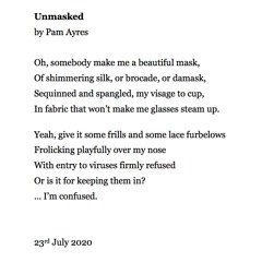 401 Unmasked, written and read by Pam Ayres