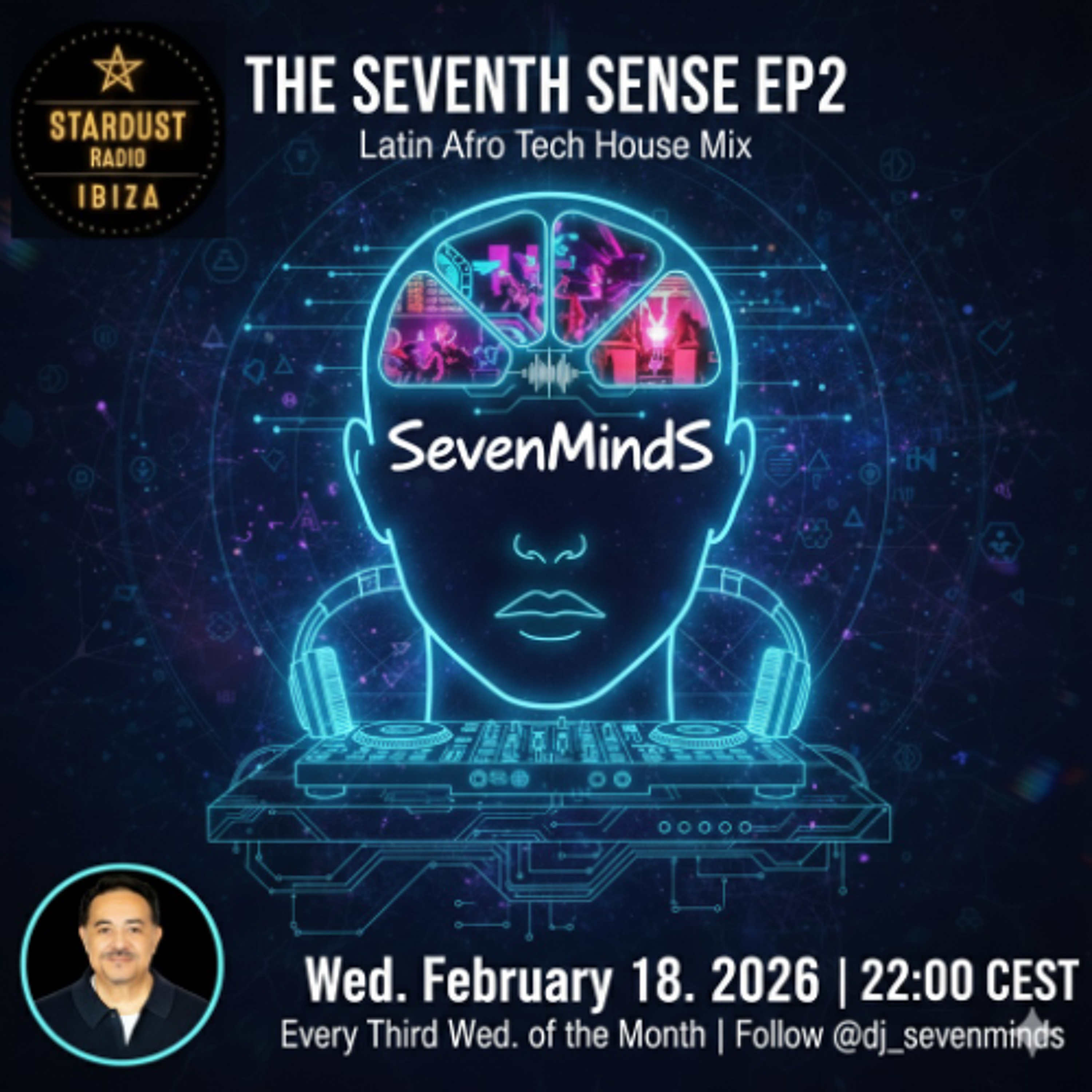 SevenMindS - The Seventh Sense EP2 - Latin Afro Tech House Deep Mix episode artwork