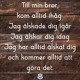on HUR MÅR DU BROR?