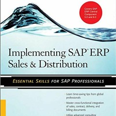 READ PDF 📫 Implementing SAP ERP Sales & Distribution by  Glynn C. Williams EBOOK EPU