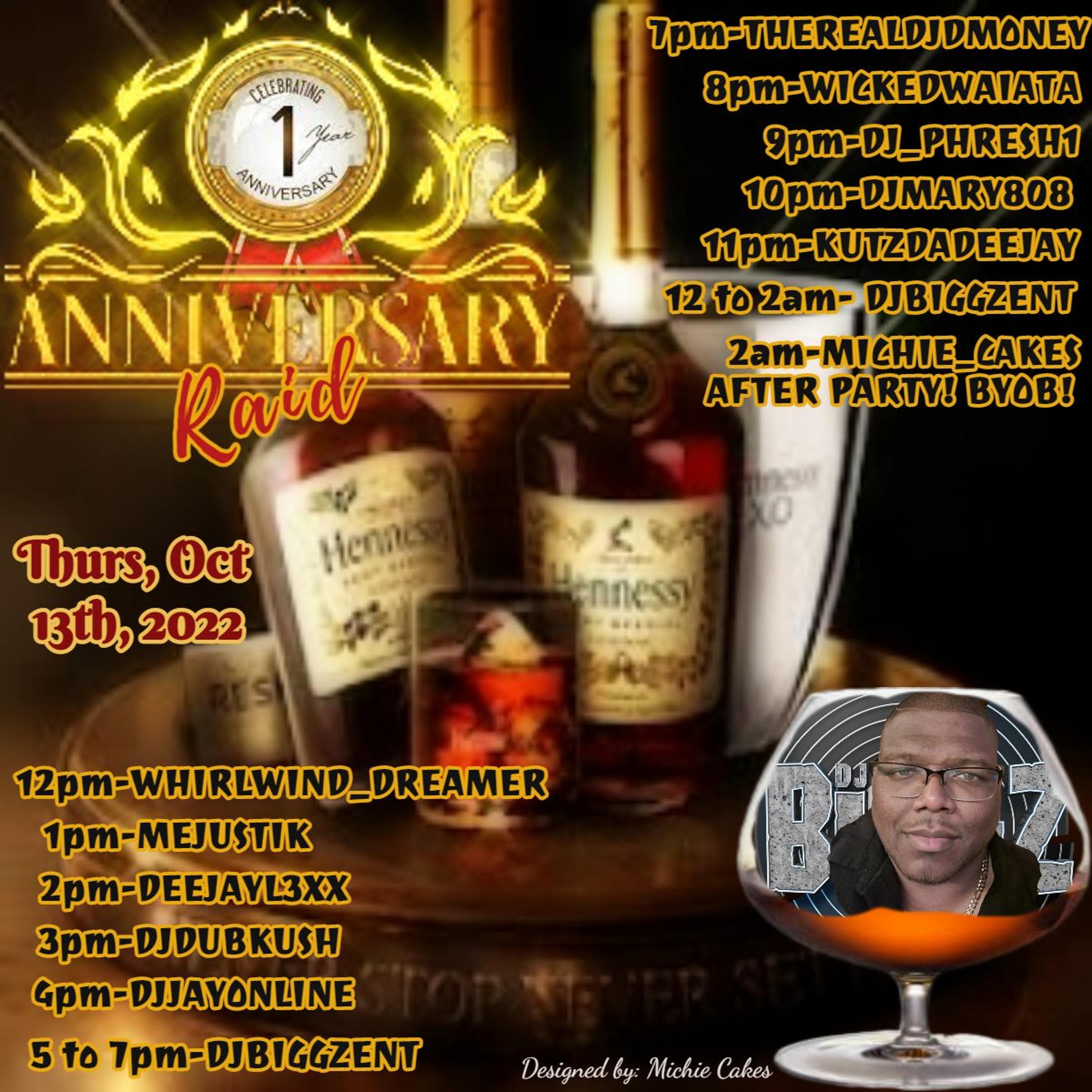 DJ Biggz 1yr Anniversary Raid