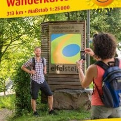 Eifelsteig. Kornelimünster - Trier: Leporello Wanderkarte mit Ausflugszielen. Einkehr- & Freizeitt