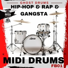 Gangsta Rap_ MIDI DRUMS - 55_ FB01 _ Raw Audio (demo)