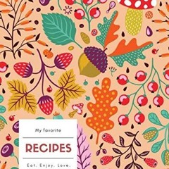 ⚡PDF❤ My Favorite Recipes: 8x10 Large Cooking Notebook with A-Z