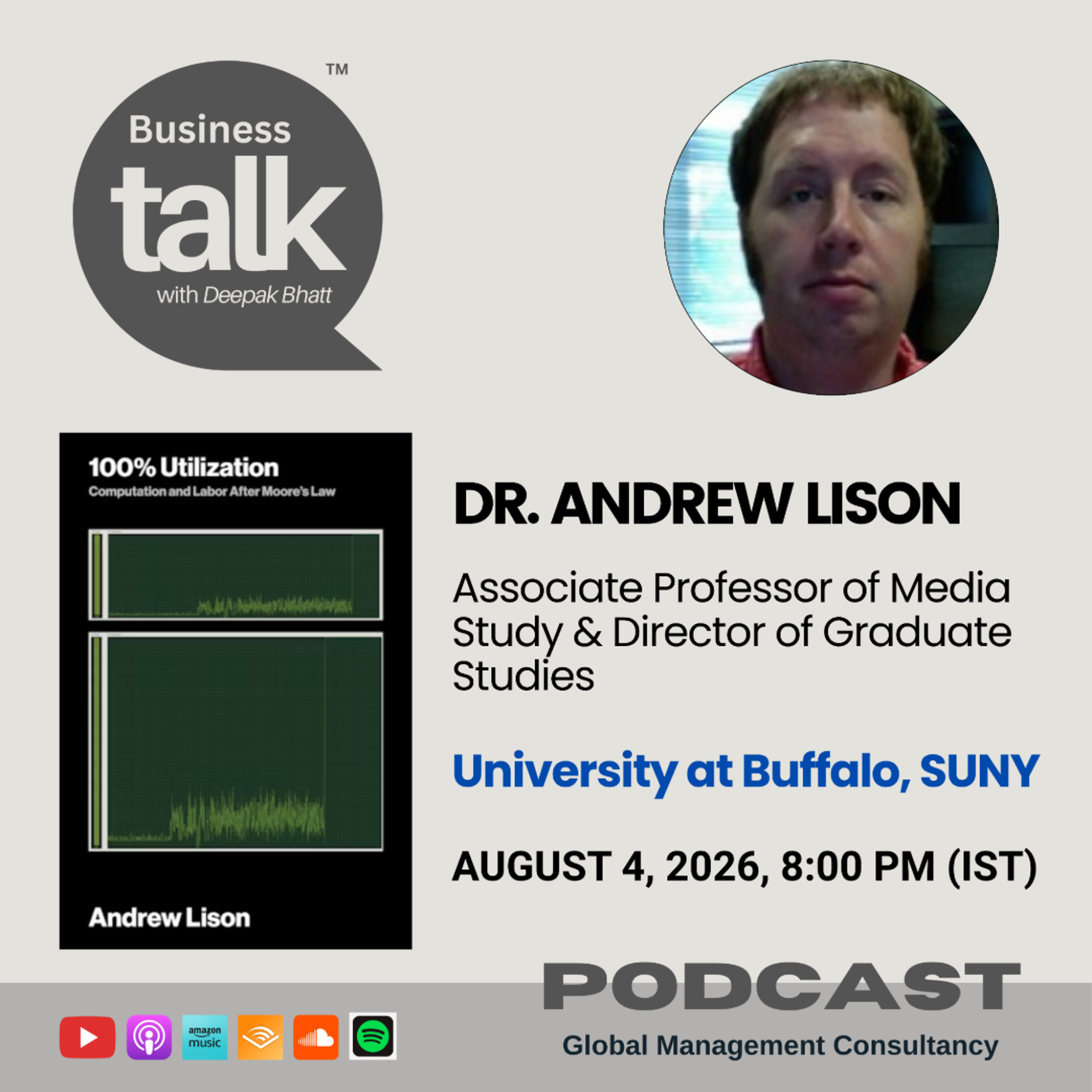 100% Utilization: Why Infinite Computing Is an Illusion with Prof. Andrew Lison episode artwork