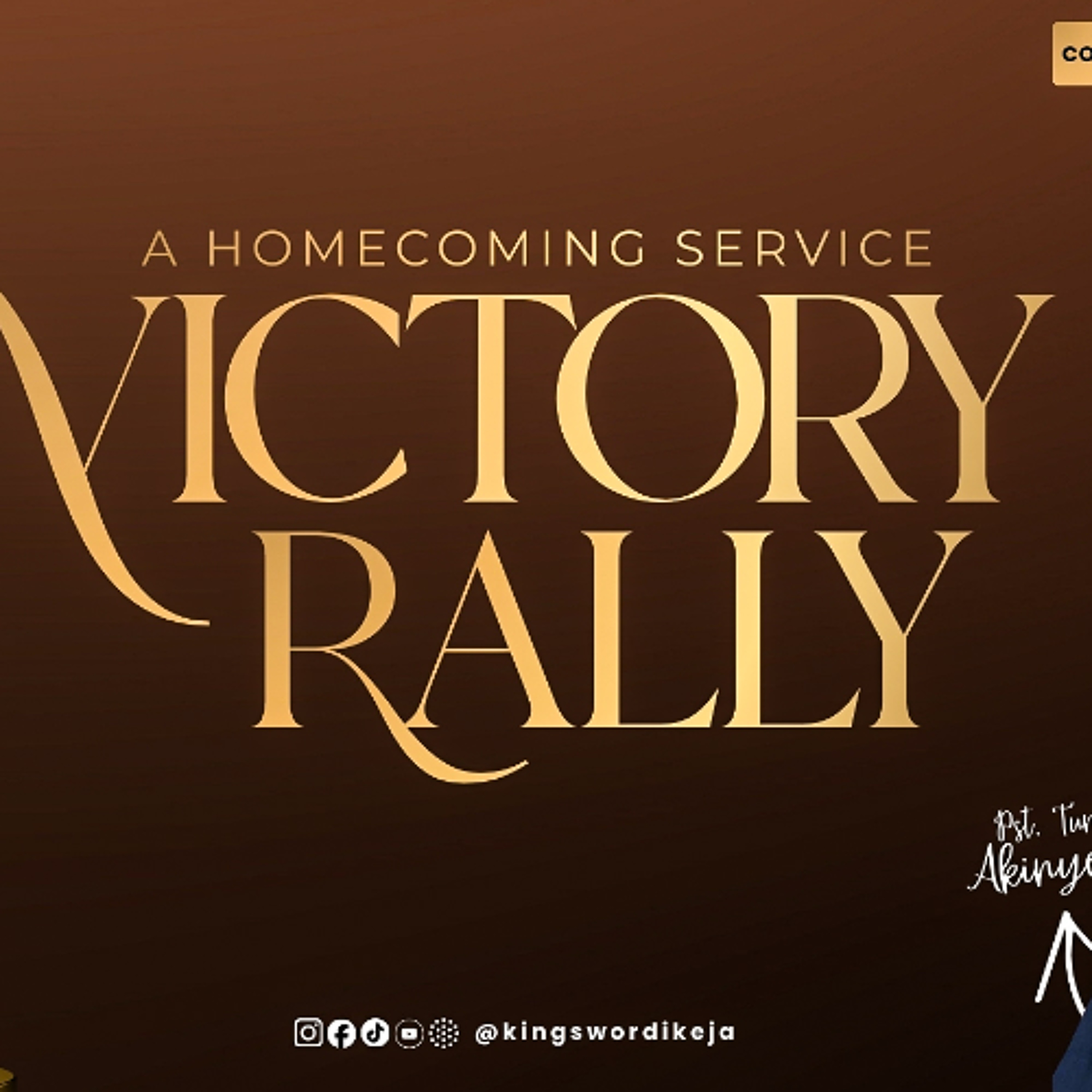 SUNDAYS @CAMP DAVID - A COMBINED HOMECOMING SERVICE- VICTORY RALLY - 28TH DECEMBER 2025