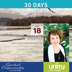 30 Days of Fearless Living: Day 18 l Rev Meemie l Unity of the Triangle l April 18 2020