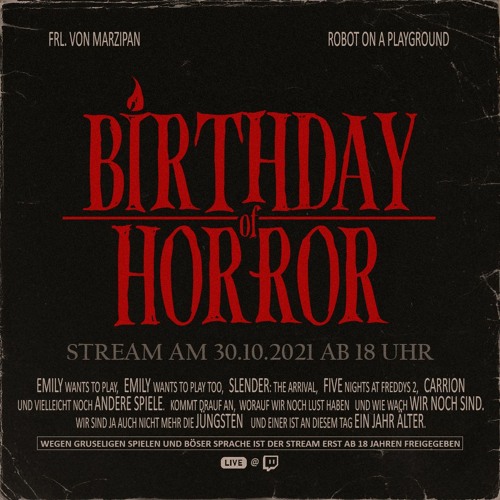 Birthday Of Horror Theme