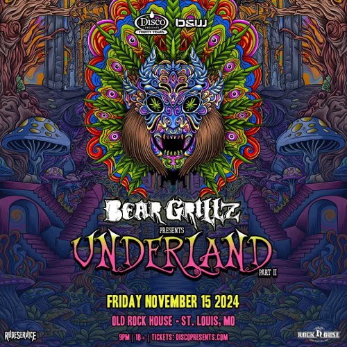 BEAR GRILLZ SUPPORT SET - OLD ROCK HOUSE 11/15/2024